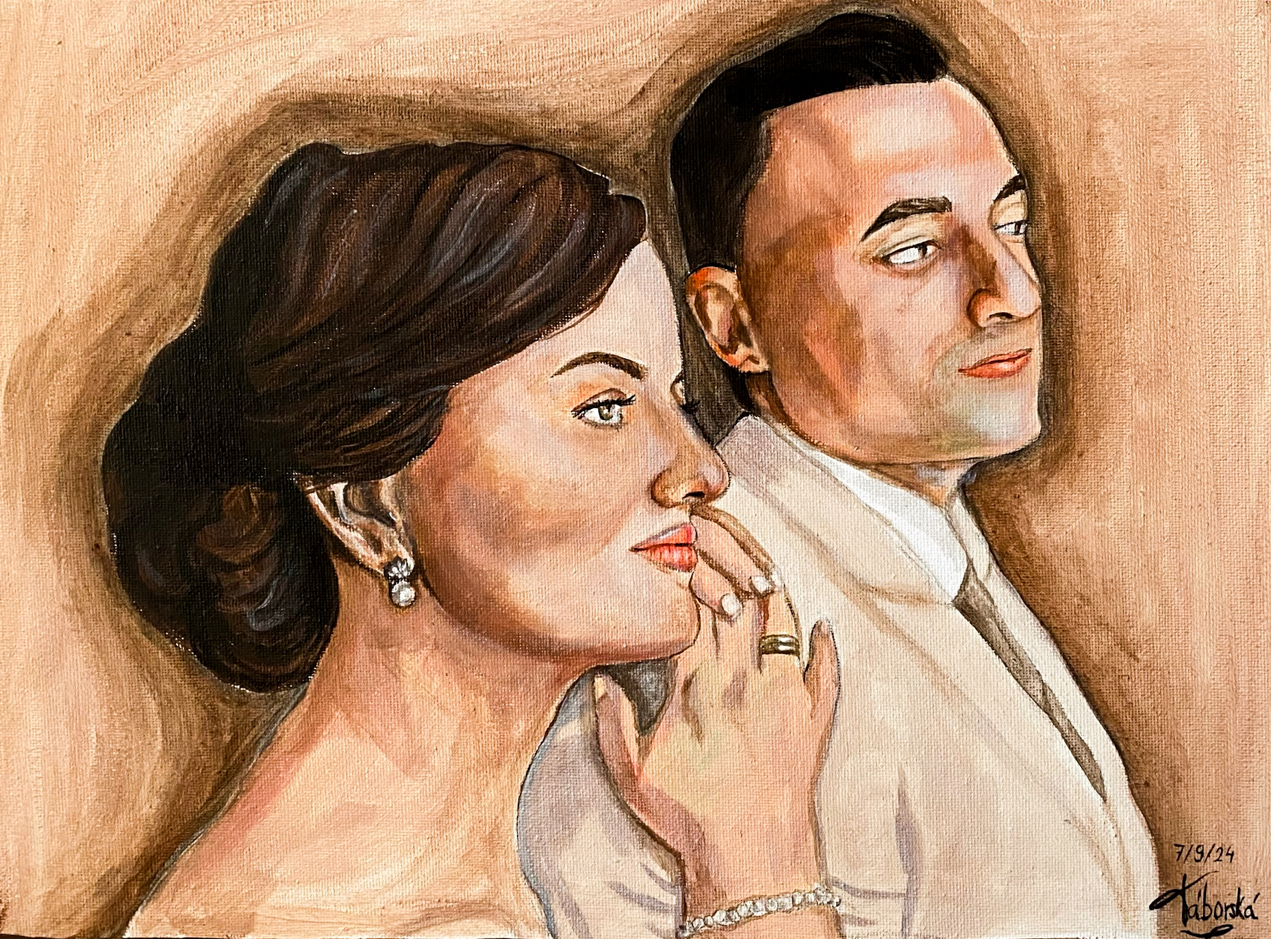 Malba — Hrdličky